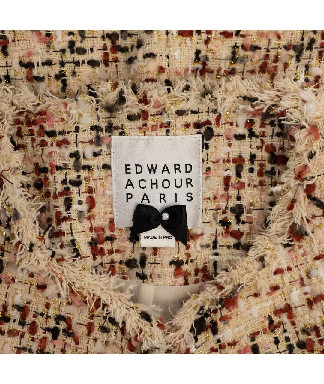 EDWARD ACHOUR PARIS Мульти хлопковый жакет/пиджак, фото 3