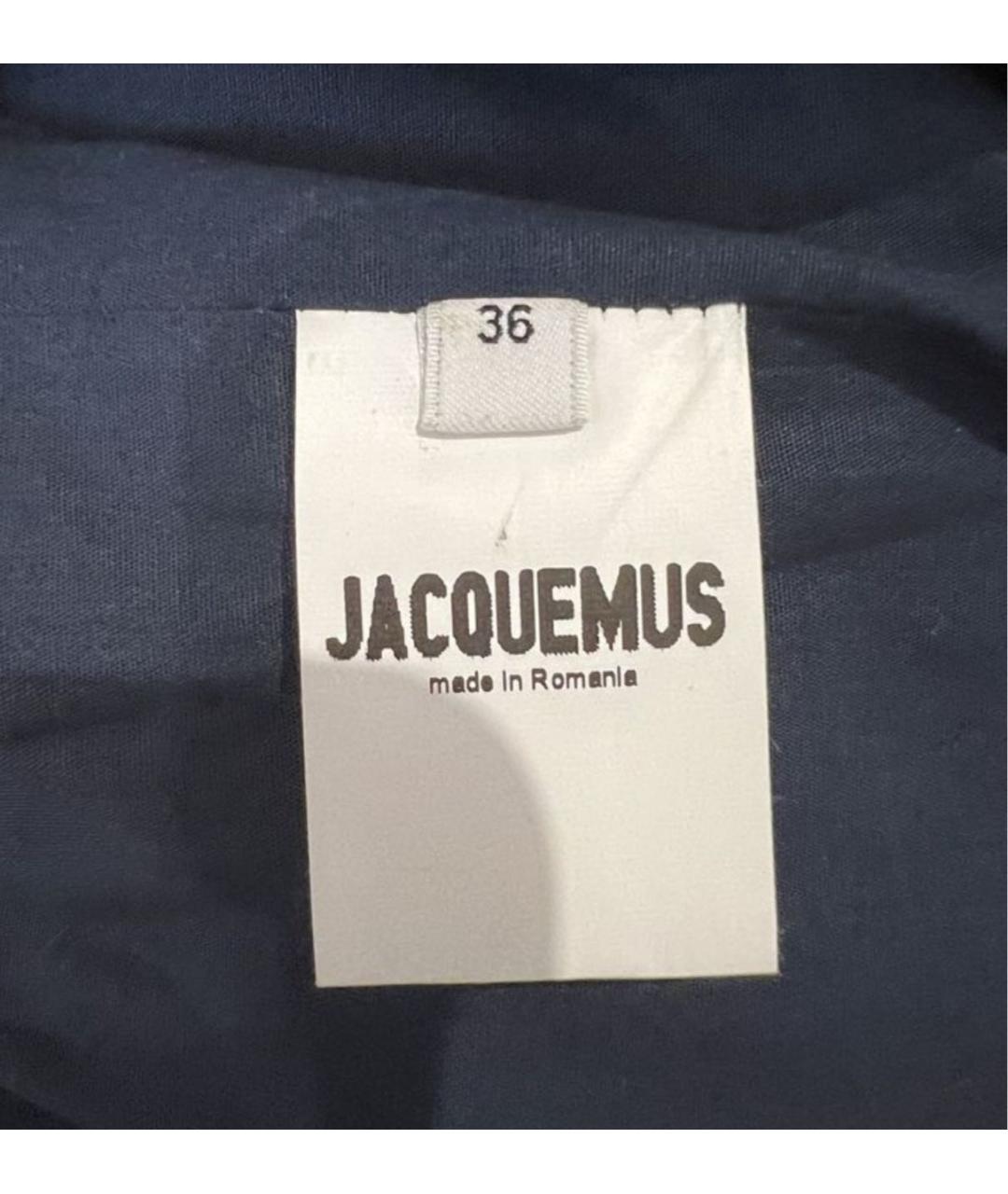 JACQUEMUS Темно-синий сарафан, фото 2
