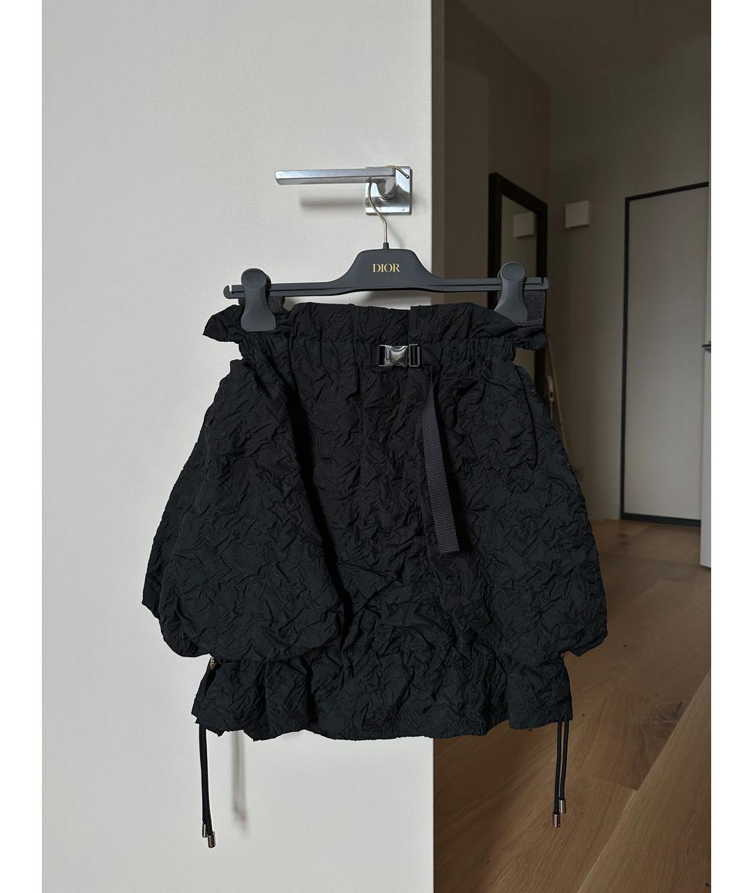 CHRISTIAN DIOR PRE-OWNED Черная полиэстеровая юбка мини, фото 7