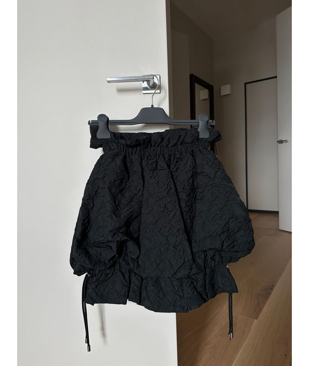 CHRISTIAN DIOR PRE-OWNED Черная полиэстеровая юбка мини, фото 2