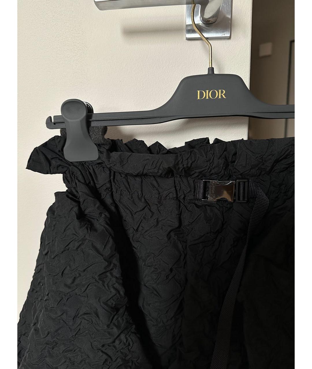 CHRISTIAN DIOR PRE-OWNED Черная полиэстеровая юбка мини, фото 4