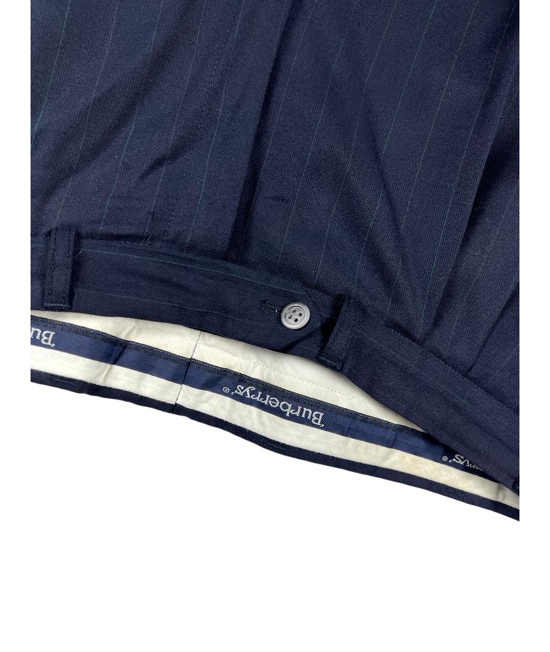BURBERRY Синие классические брюки, фото 2