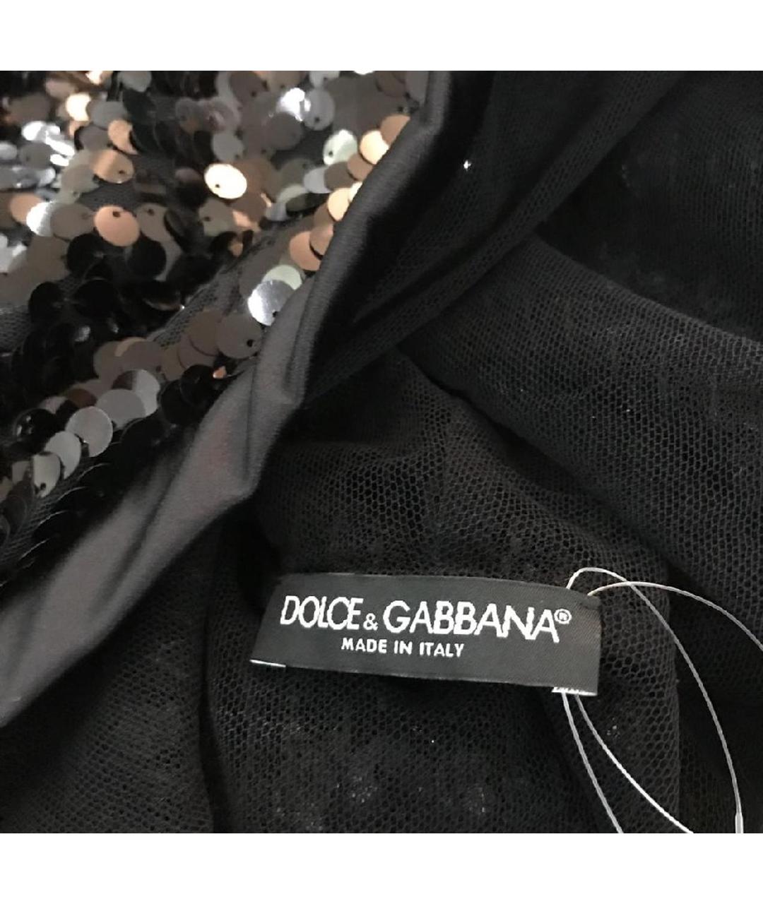 DOLCE&GABBANA Черный хлопковый комбинезон, фото 5