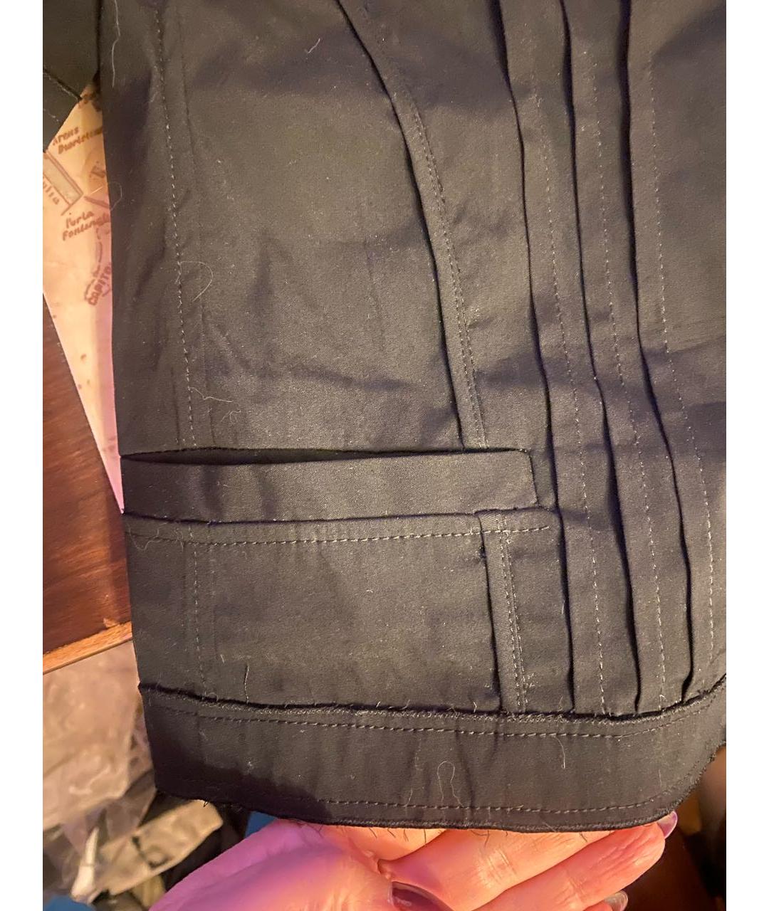 PRADA Черный хлопко-эластановый жакет/пиджак, фото 6