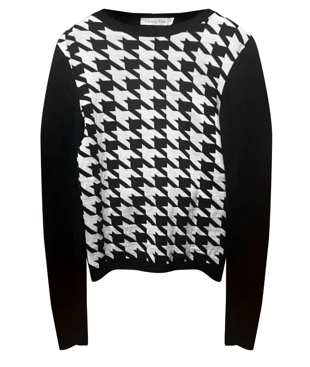 CHRISTIAN DIOR PRE-OWNED Черный шерстяной джемпер / свитер, фото 1
