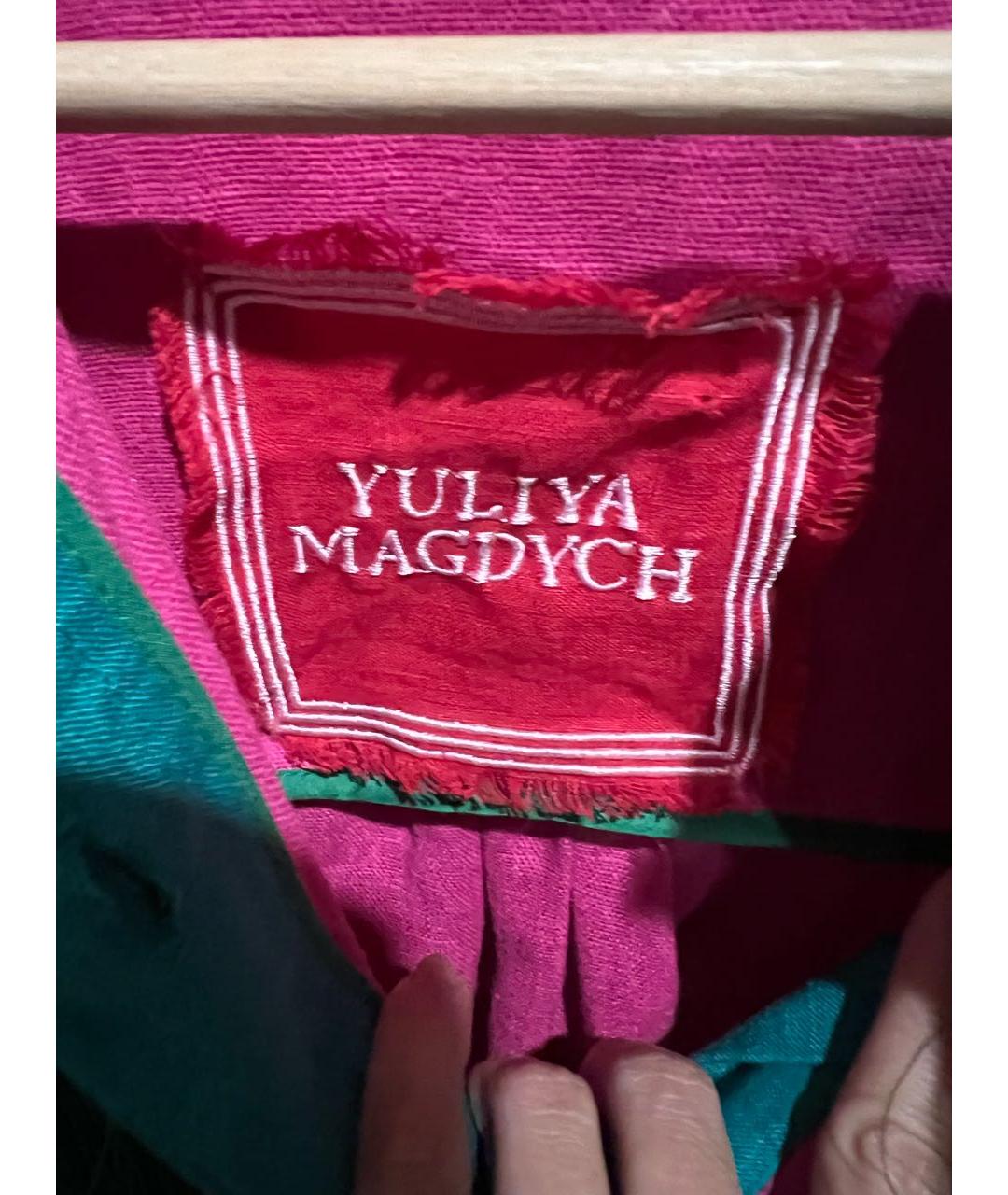 YULIYA MAGDYCH Розовое льняное повседневное платье, фото 5