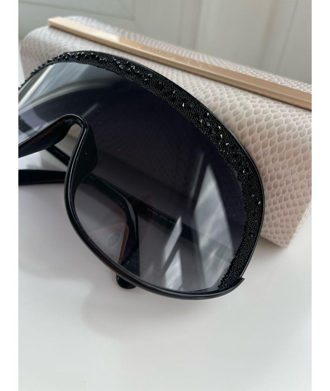 JIMMY CHOO Черные металлические солнцезащитные очки, фото 6