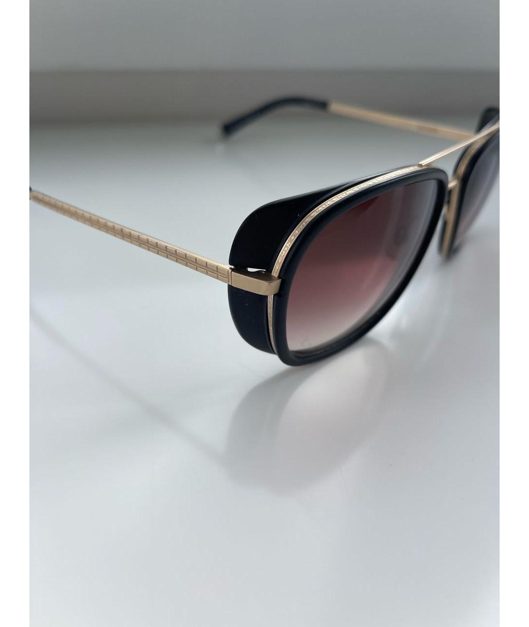 MATSUDA Черные металлические солнцезащитные очки, фото 3