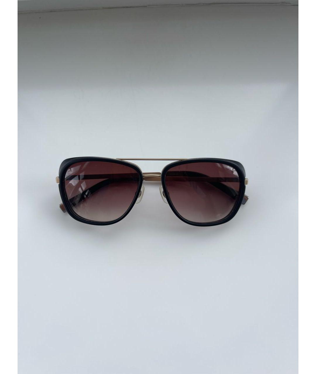 MATSUDA Черные металлические солнцезащитные очки, фото 7