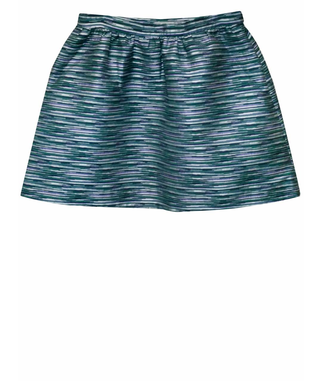 COS Зеленая хлопковая юбка миди, фото 1