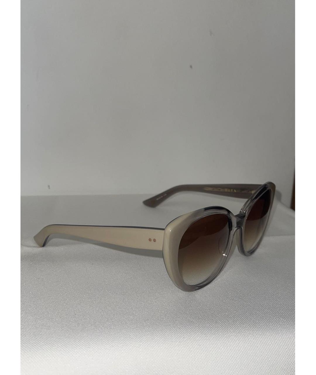 DITA Бежевые пластиковые солнцезащитные очки, фото 2