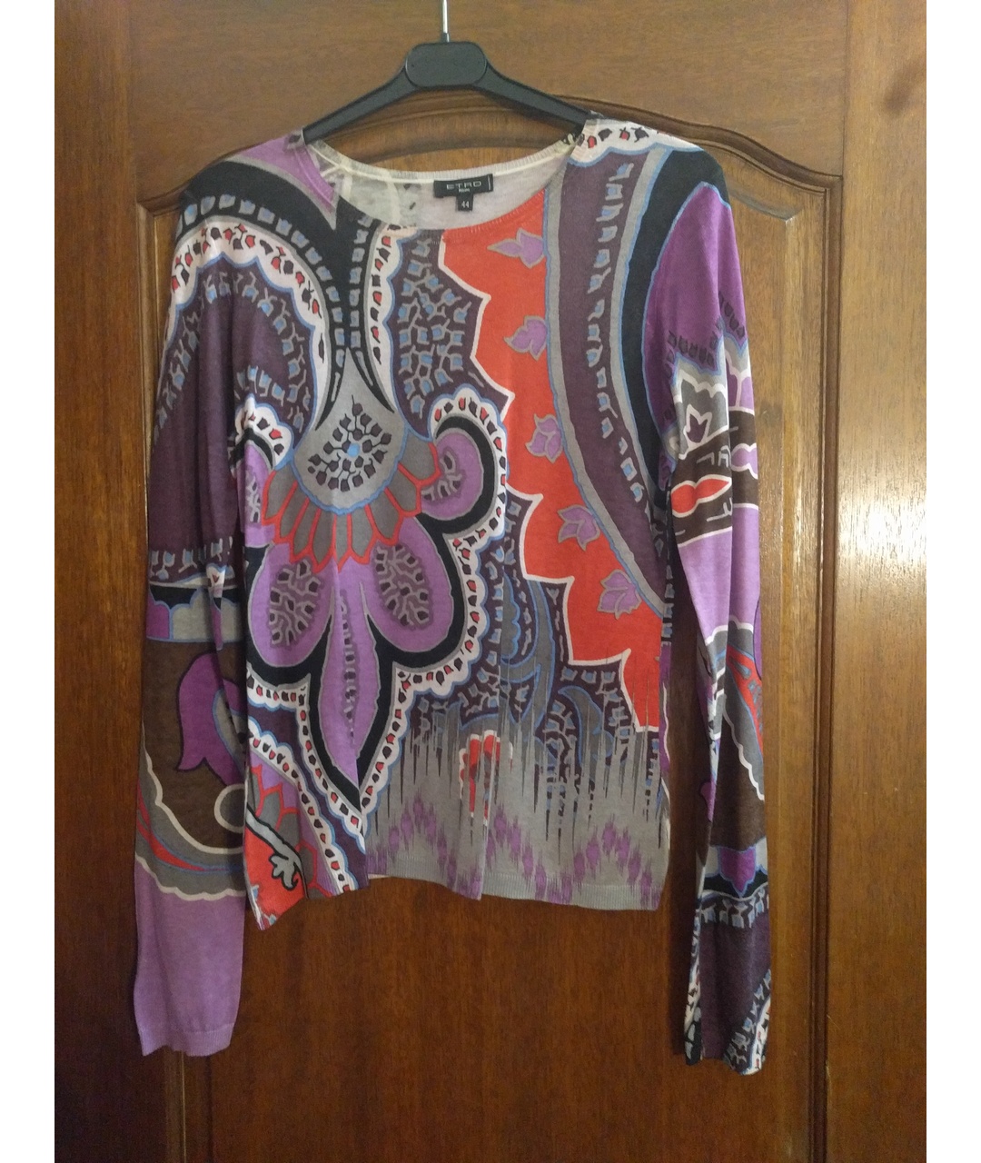 ETRO Мульти шелковый джемпер / свитер, фото 4