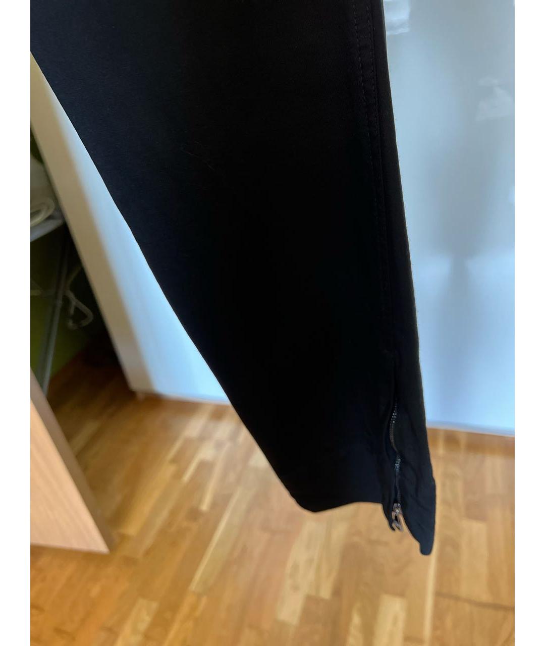 DOLCE&GABBANA Черные вискозные брюки узкие, фото 6