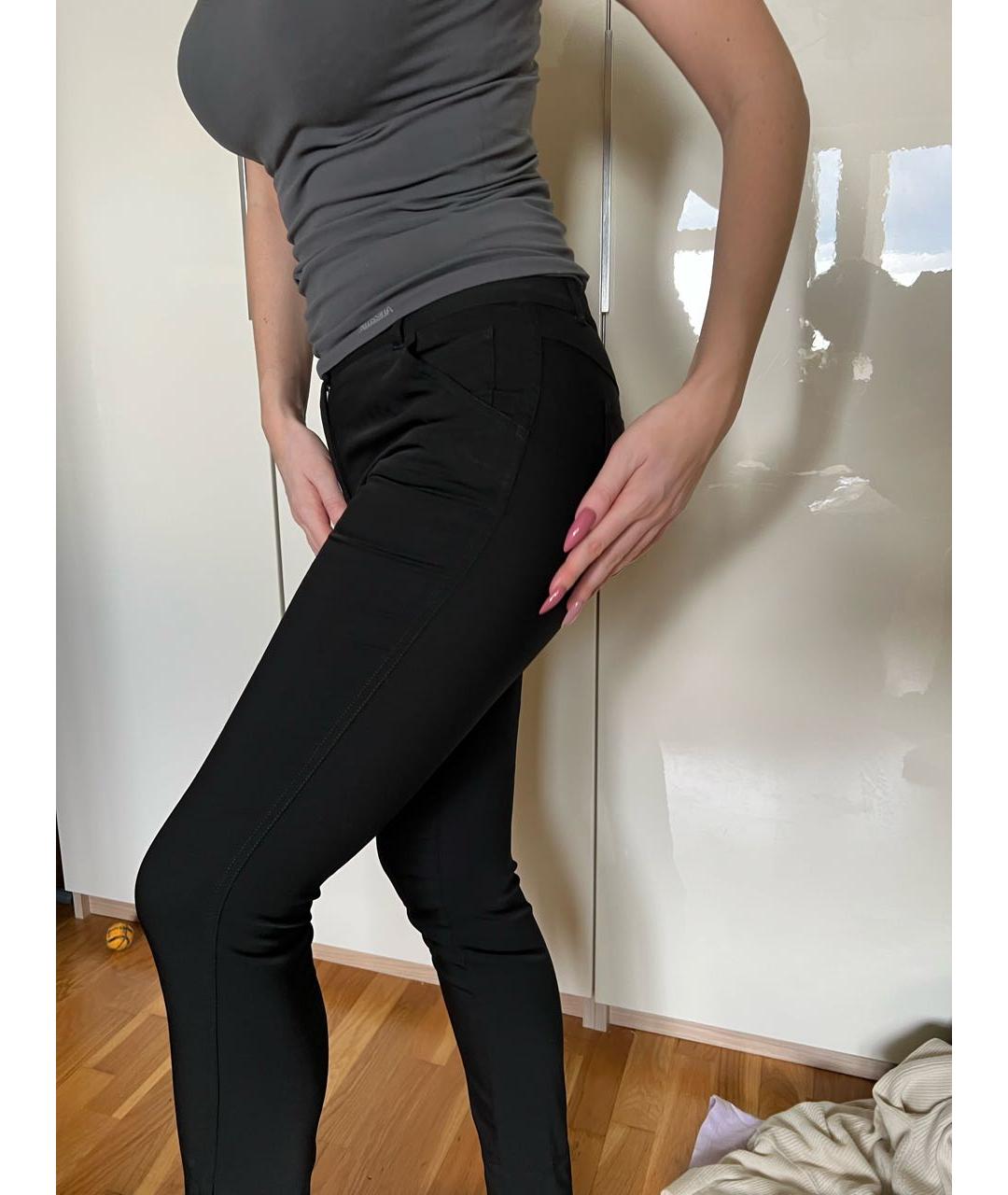 DOLCE&GABBANA Черные вискозные брюки узкие, фото 8