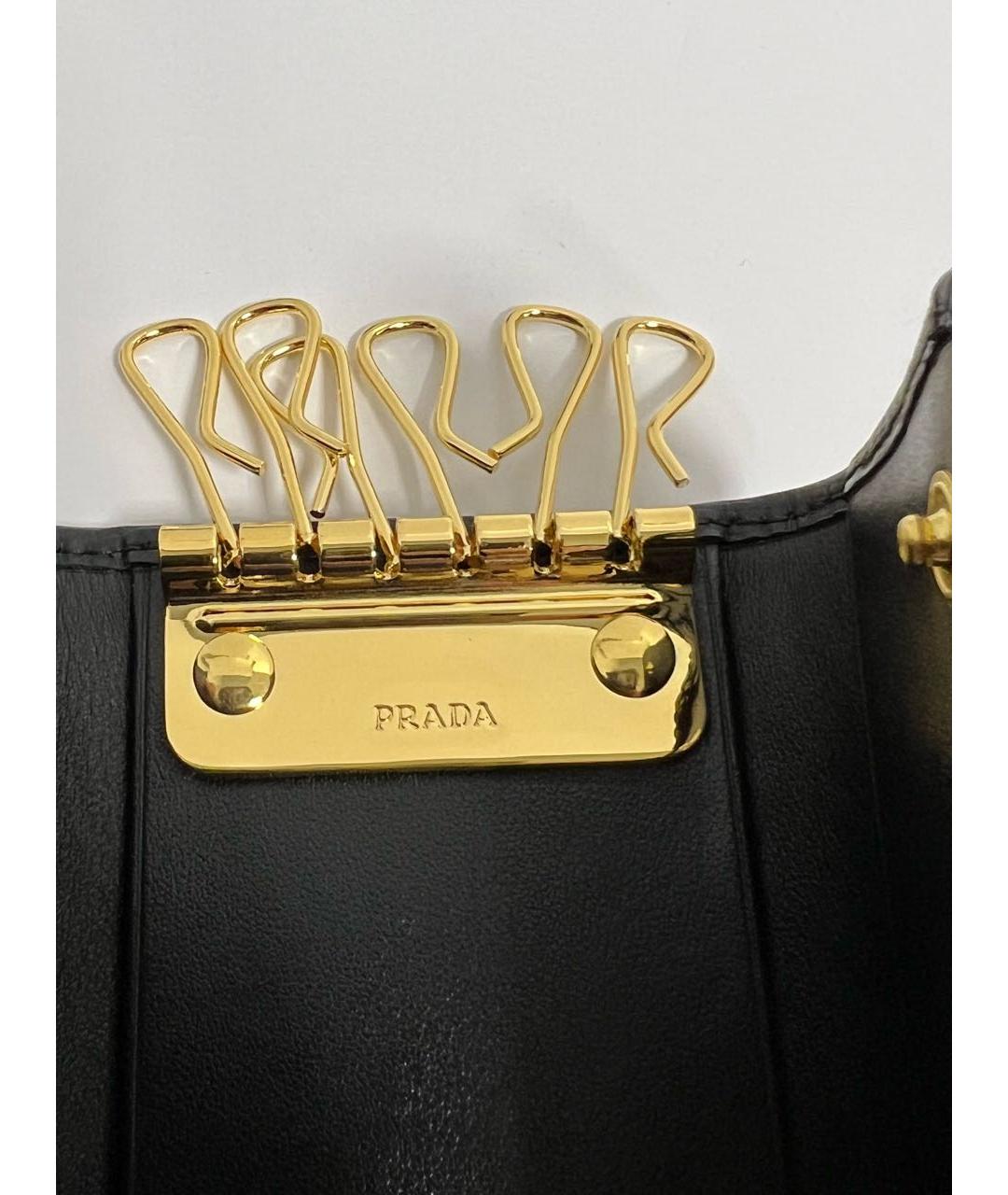 PRADA Черная ключница, фото 7