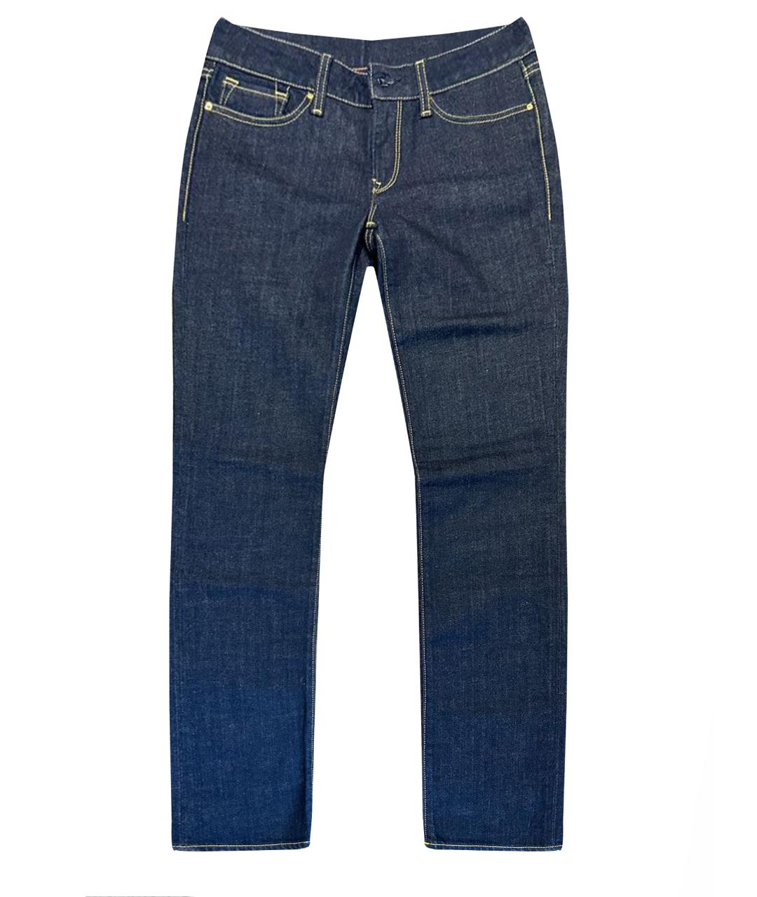 M MISSONI Темно-синие хлопковые прямые джинсы, фото 1