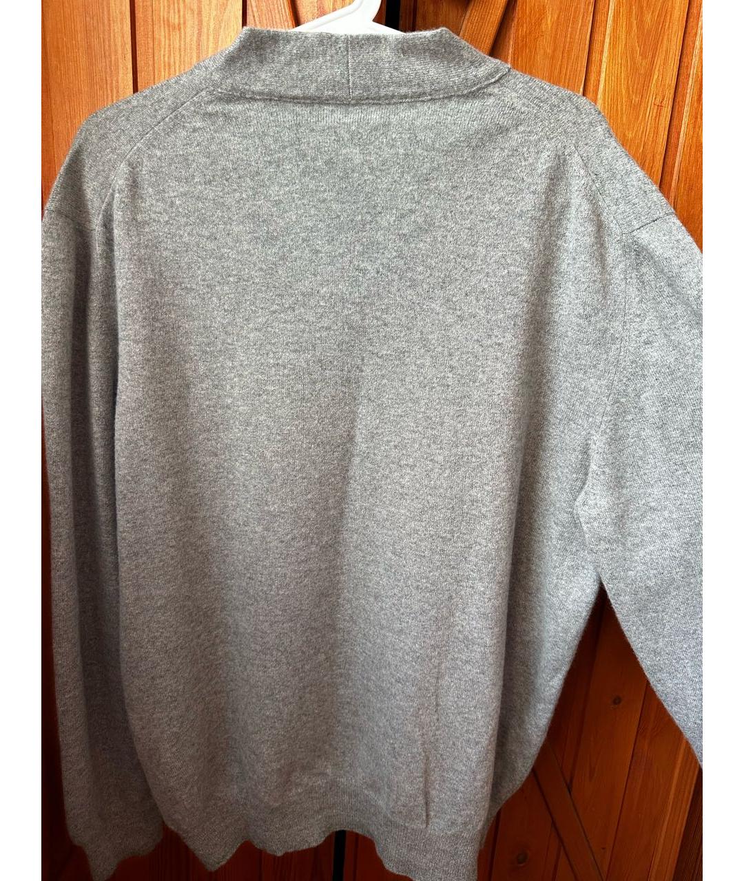 ZILLI Серый кашемировый джемпер / свитер, фото 2
