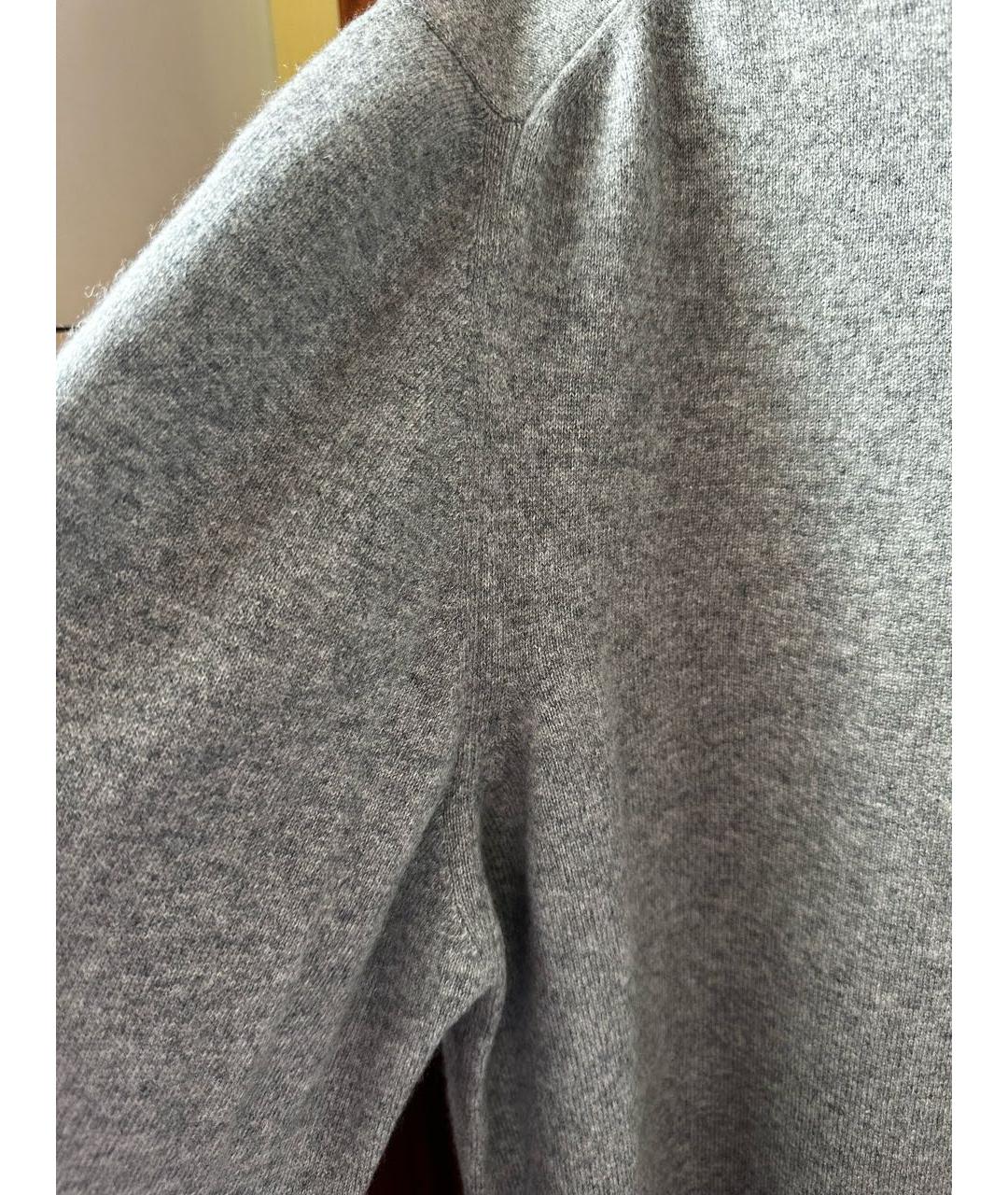 ZILLI Серый кашемировый джемпер / свитер, фото 4