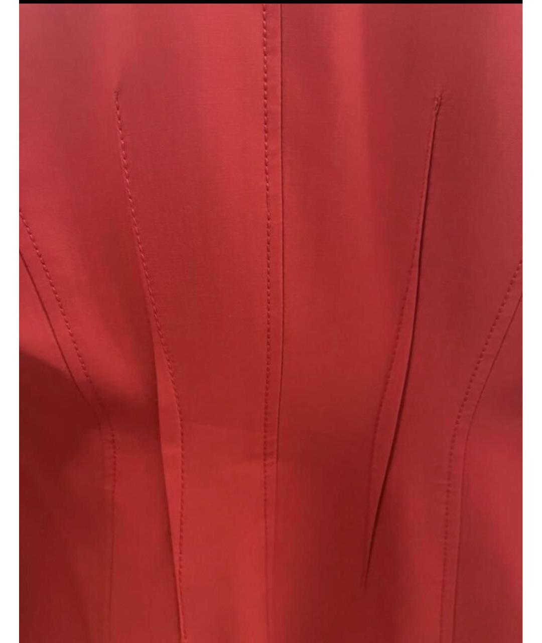 VERSACE Красный шерстяной костюм с брюками, фото 3