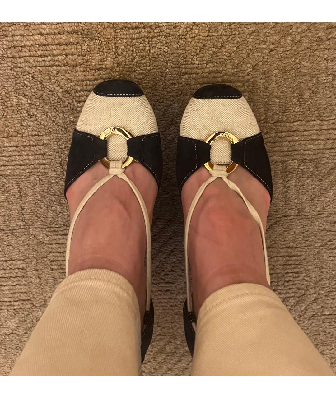TOD'S Мульти замшевые босоножки, фото 3