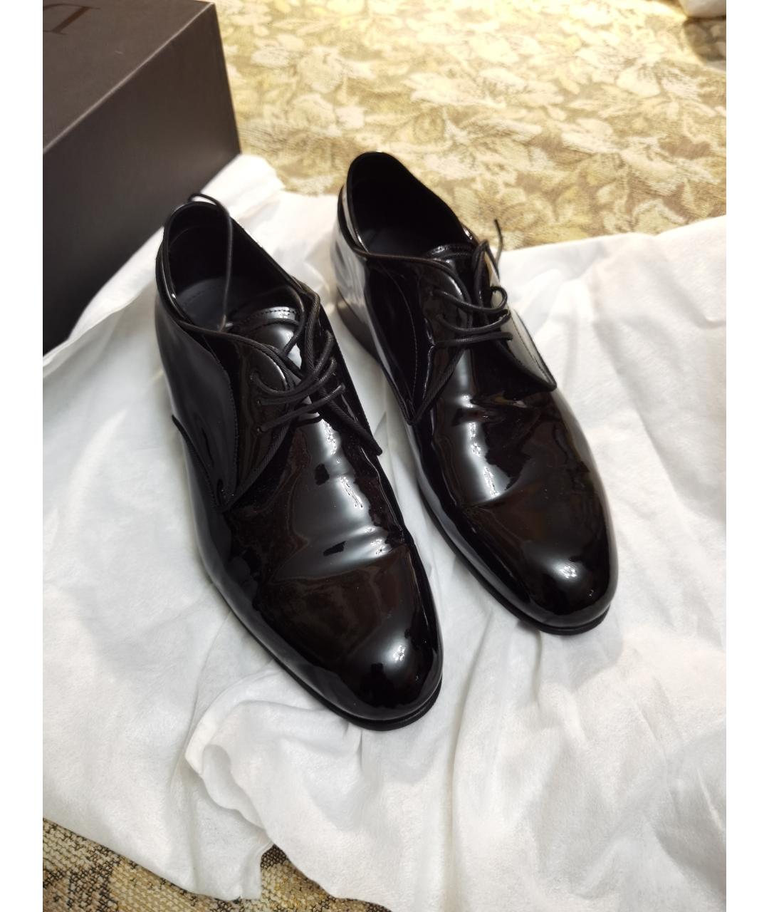 CHRISTIAN DIOR PRE-OWNED Черные туфли из лакированной кожи, фото 2