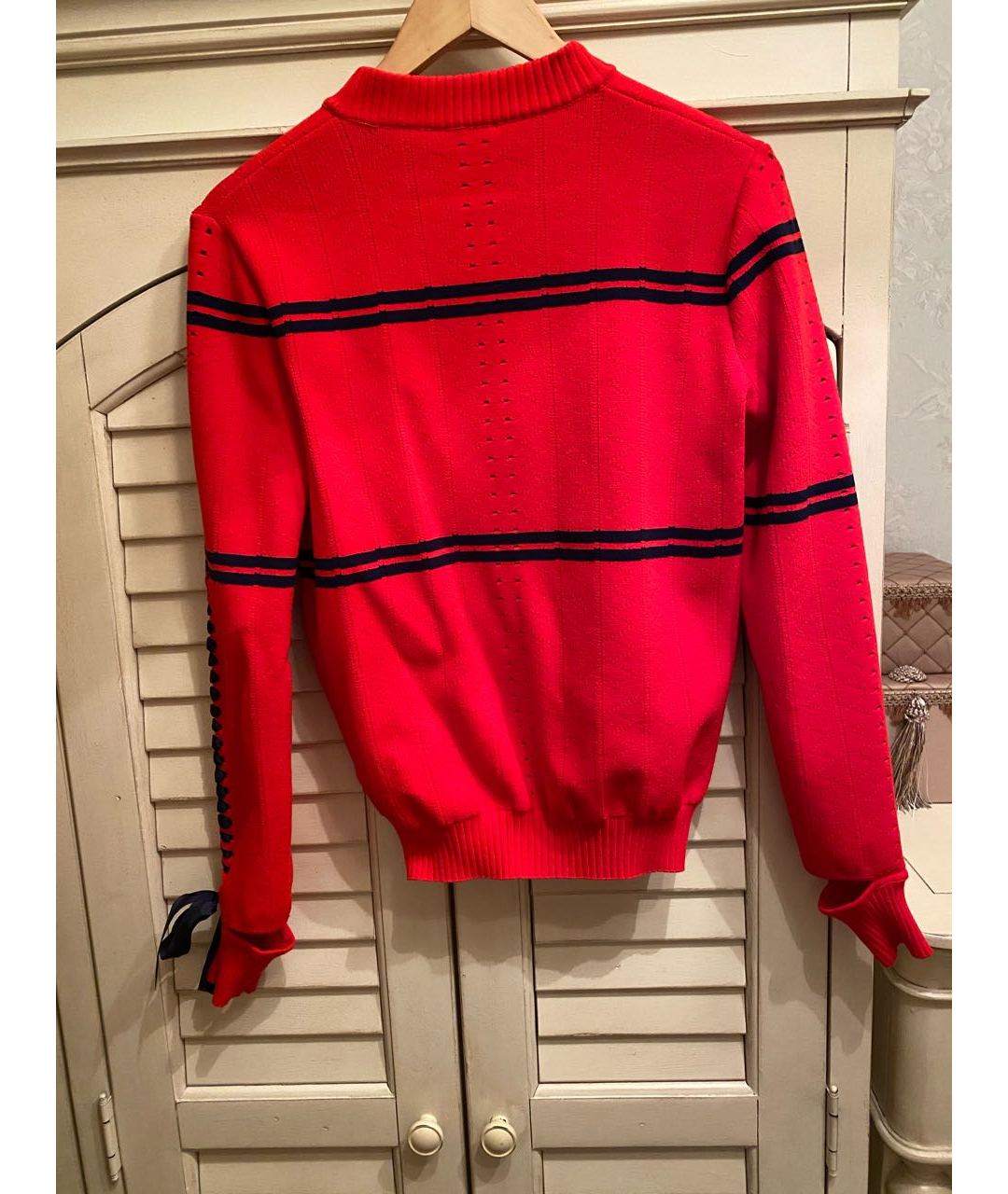 FENDI Красный вискозный джемпер / свитер, фото 2