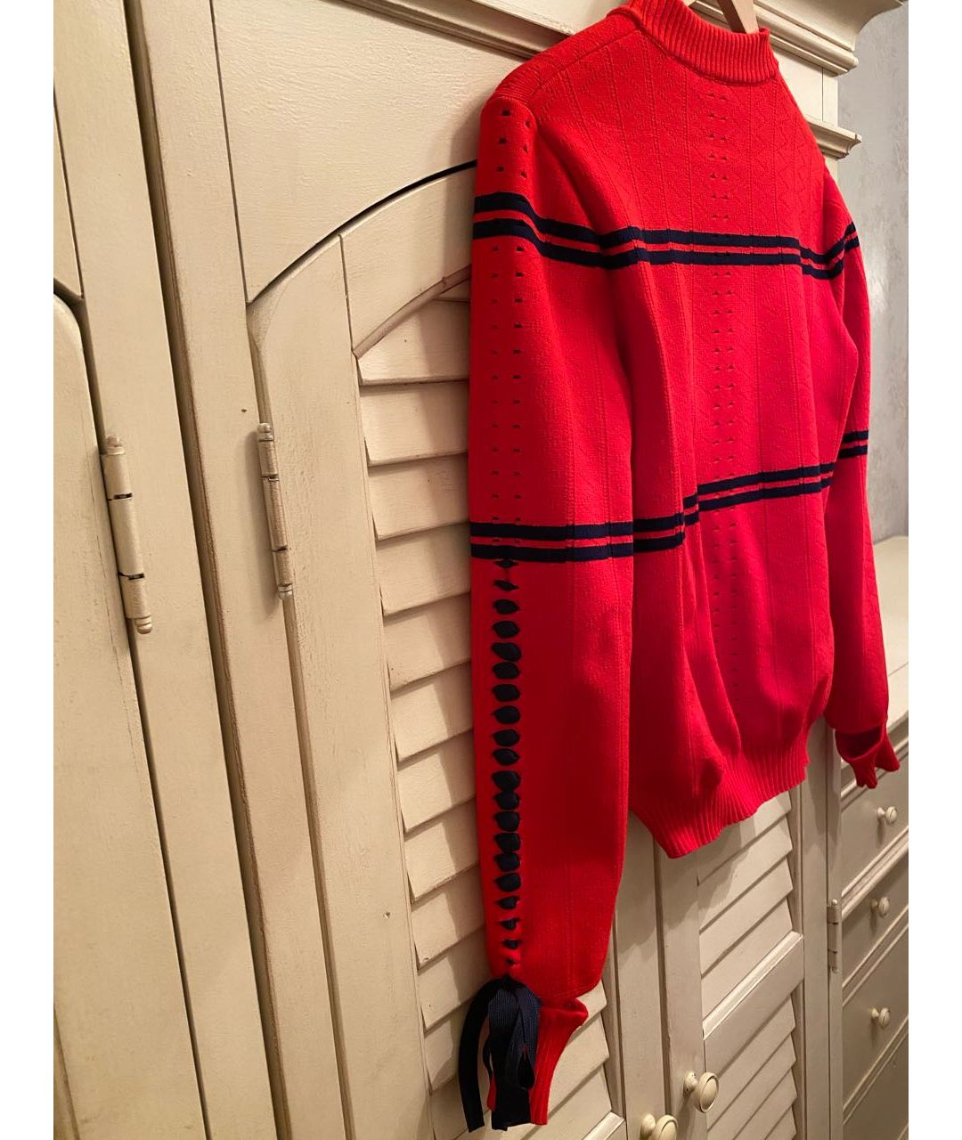 FENDI Красный вискозный джемпер / свитер, фото 3