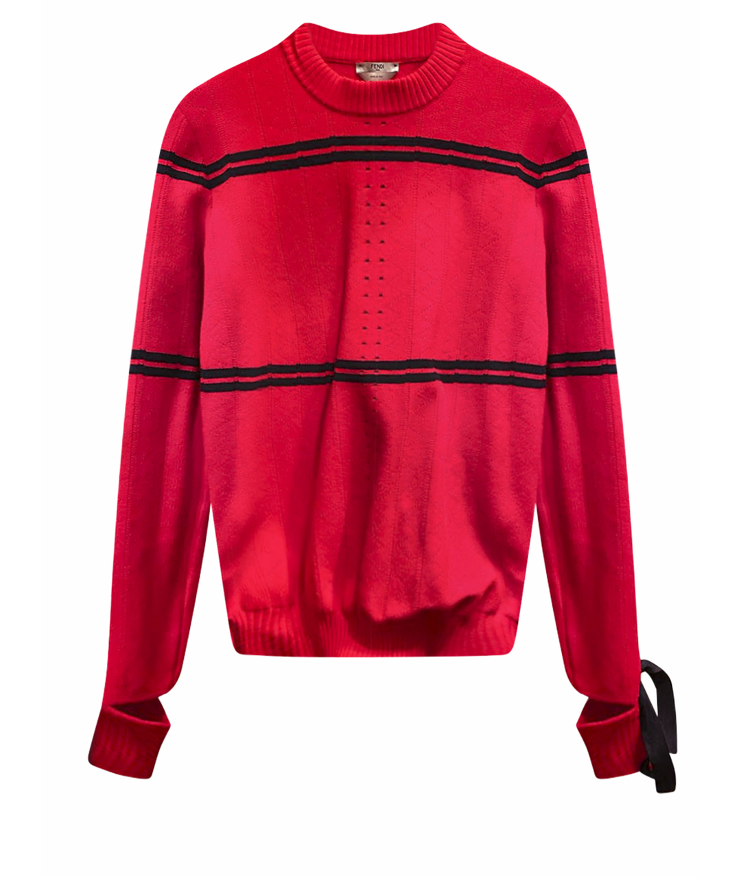 FENDI Красный вискозный джемпер / свитер, фото 1