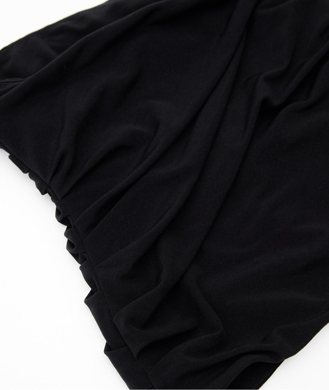 HELMUT LANG Черная полиэстеровая блузы, фото 4