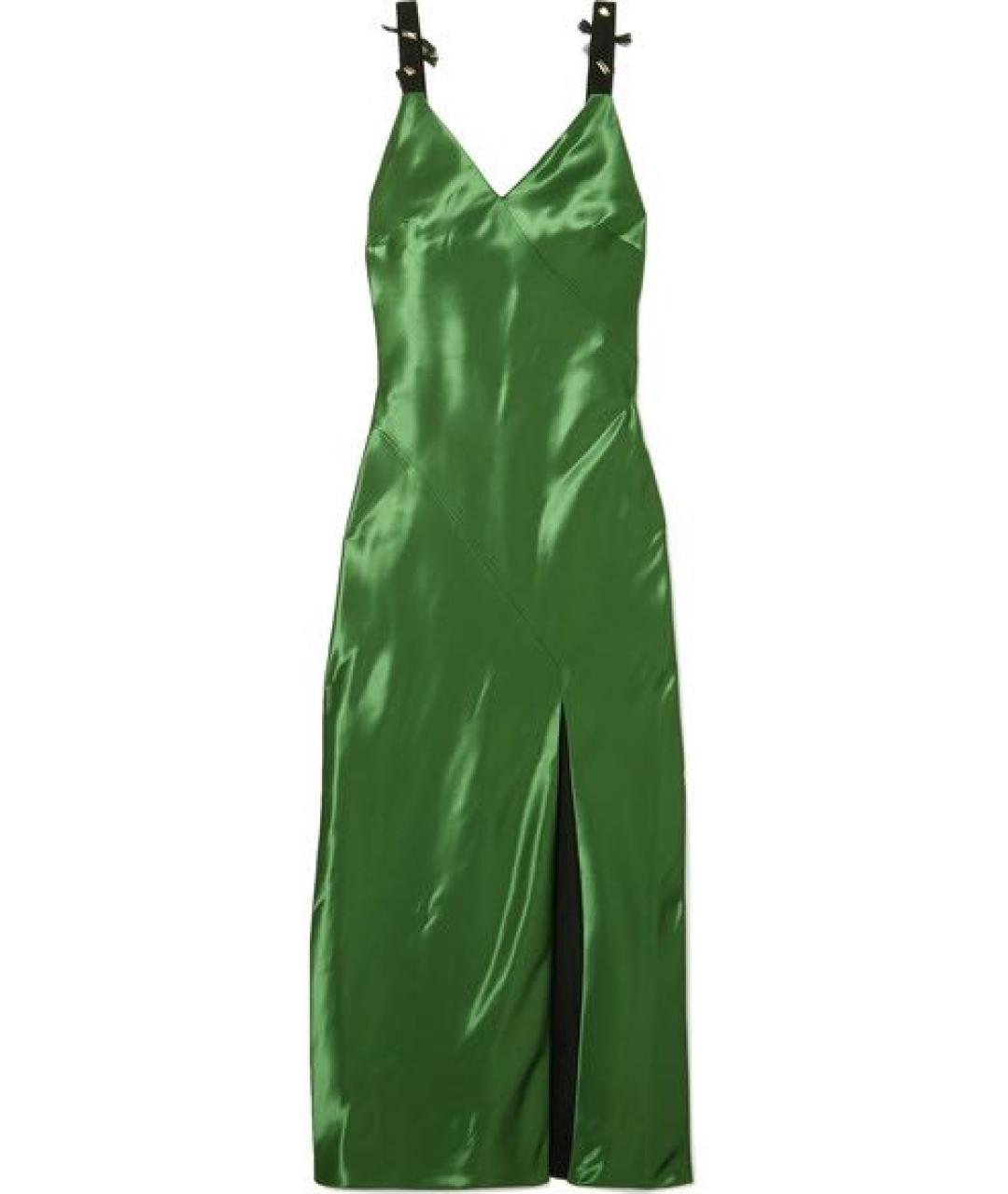 JASON WU Зеленые вискозное коктейльное платье, фото 1