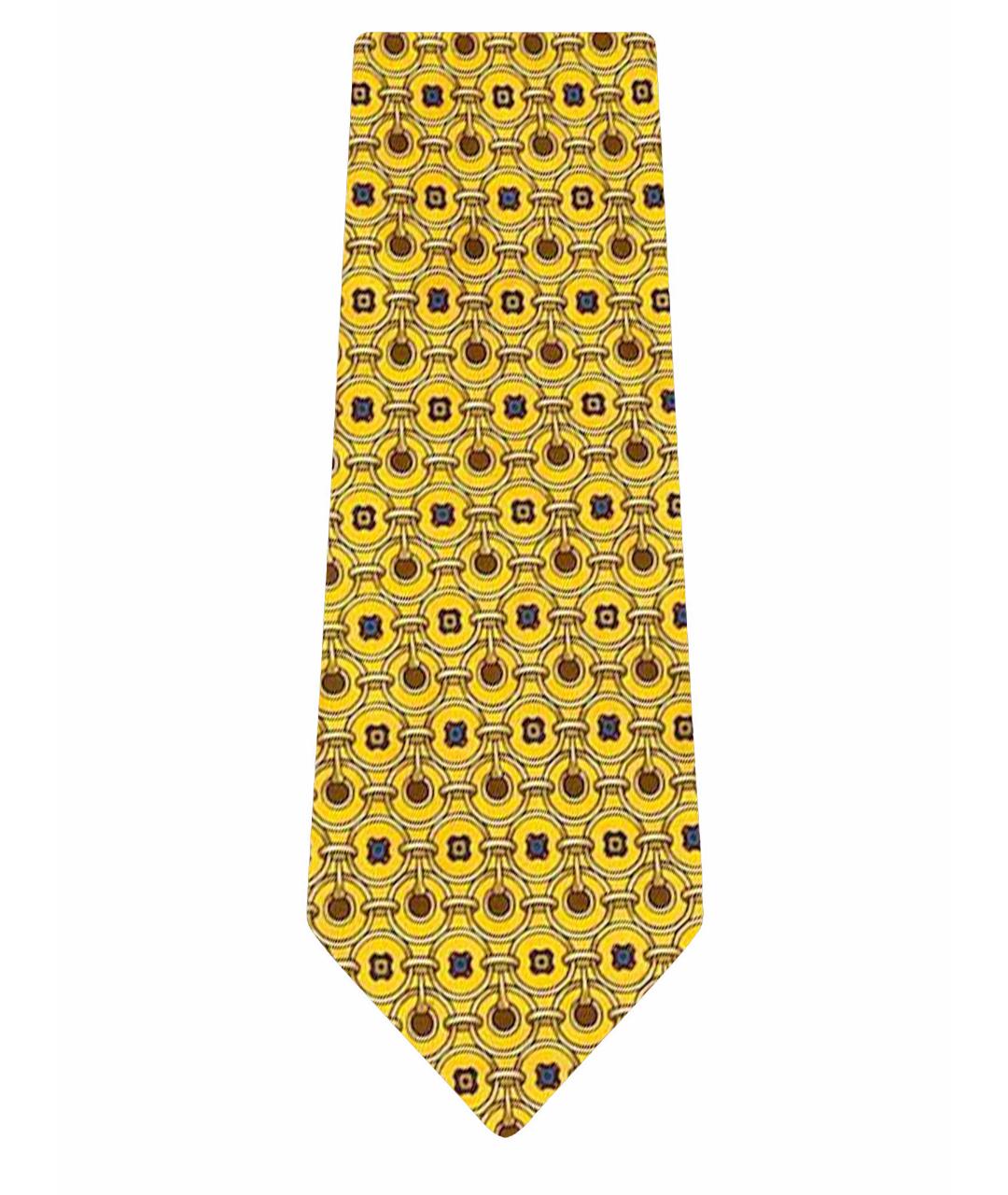 PIERRE BALMAIN Горчичный галстук, фото 1