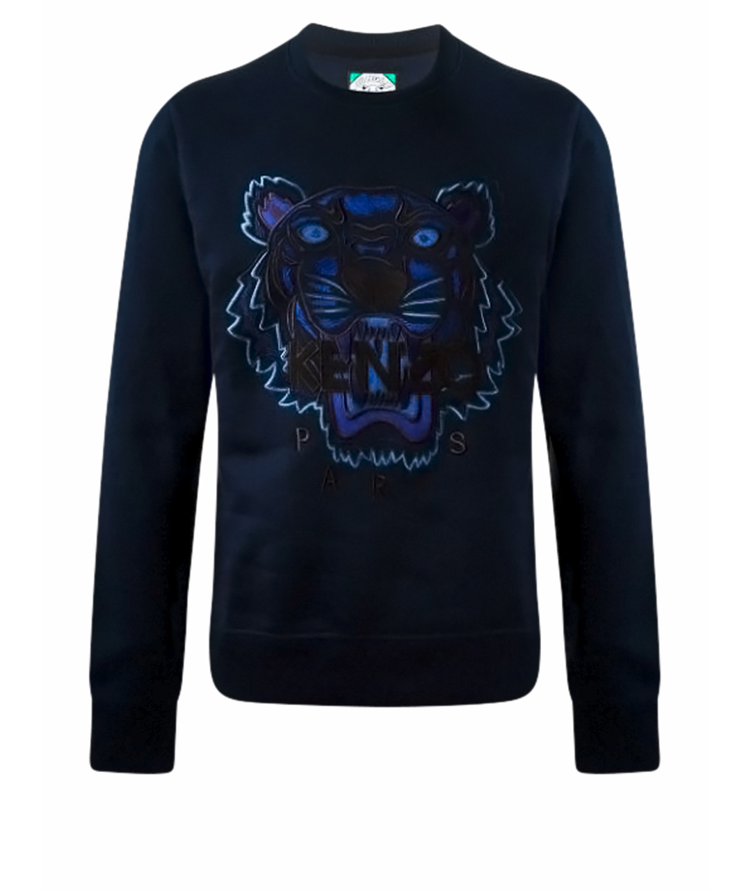 KENZO Темно-синий хлопковый джемпер / свитер, фото 1