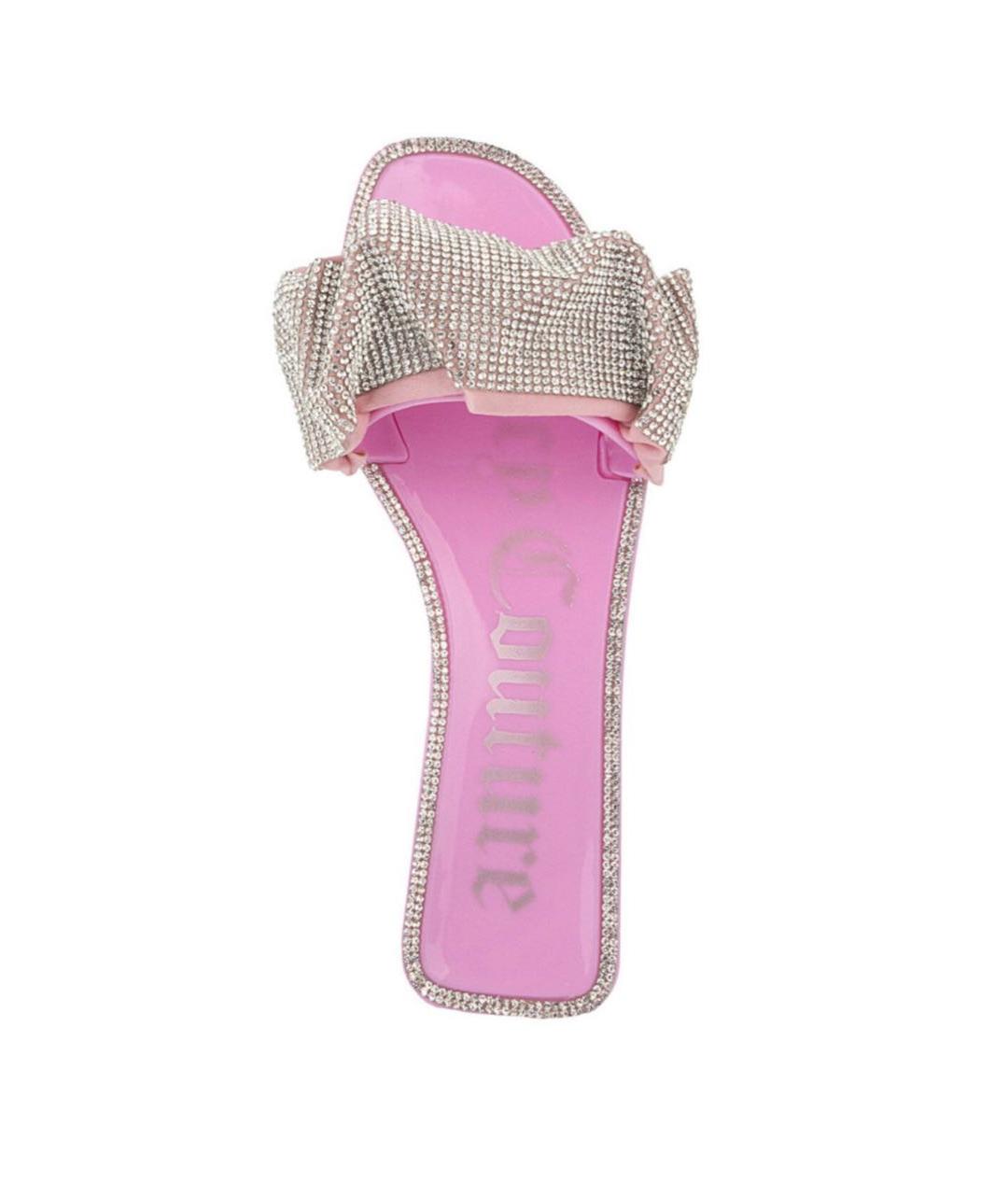 JUICY COUTURE Розовые шлепанцы, фото 2