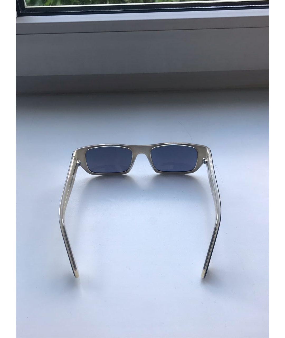 DOLCE & GABBANA VINTAGE Антрацитовые пластиковые солнцезащитные очки, фото 3