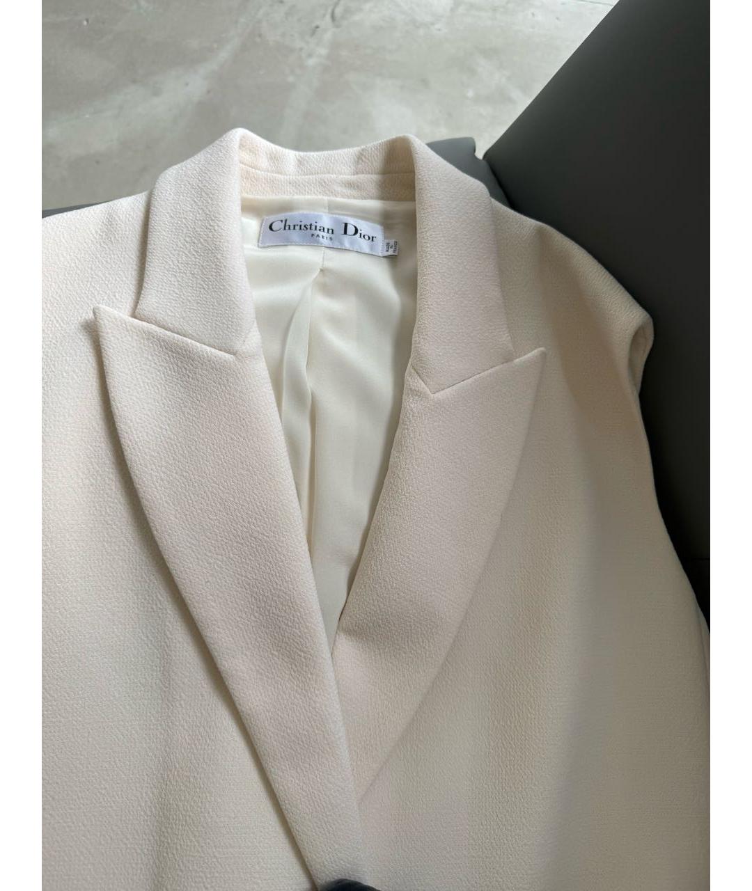 CHRISTIAN DIOR Бежевое платье, фото 3