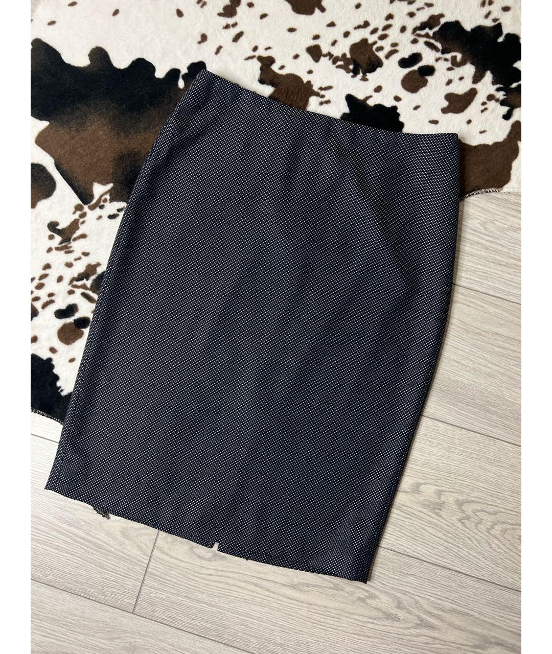 MAX MARA Серая шерстяная юбка миди, фото 5
