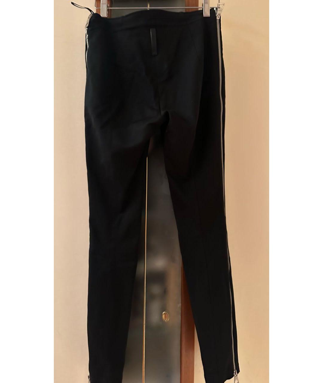 BURBERRY Черные брюки узкие, фото 2
