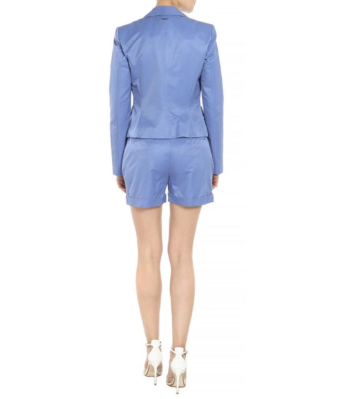GIANFRANCO FERRE Голубой хлопковый костюм с юбками, фото 4
