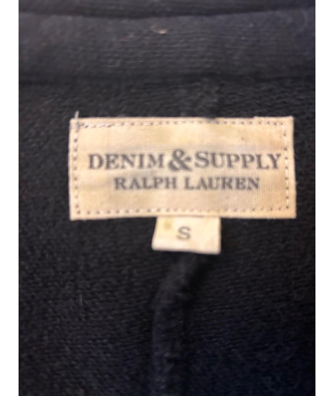 RALPH LAUREN DENIM & SUPPLY Черный хлопковый жакет/пиджак, фото 5