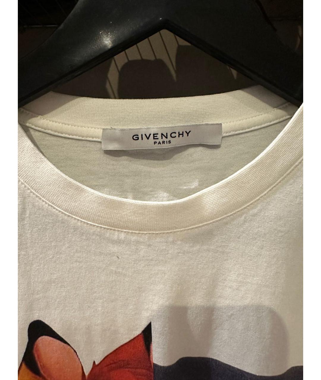 GIVENCHY Белая хлопковая футболка, фото 3