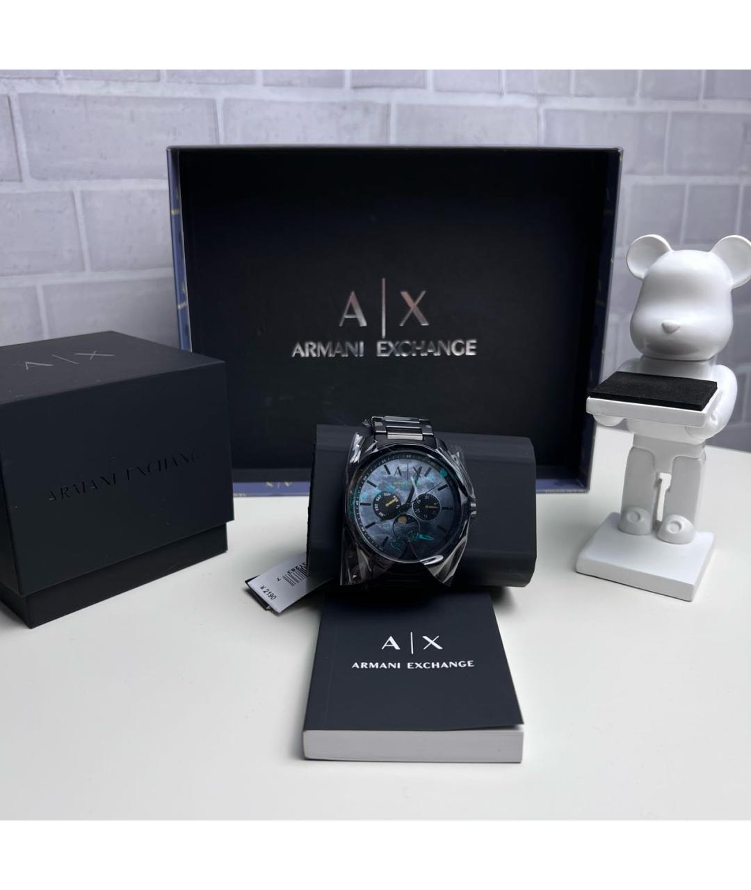 ARMANI EXCHANGE Черные стальные часы, фото 8