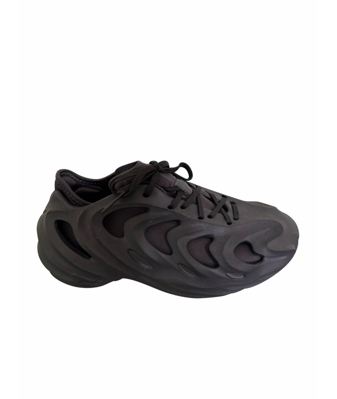 ADIDAS Черные резиновые кроссовки, фото 1