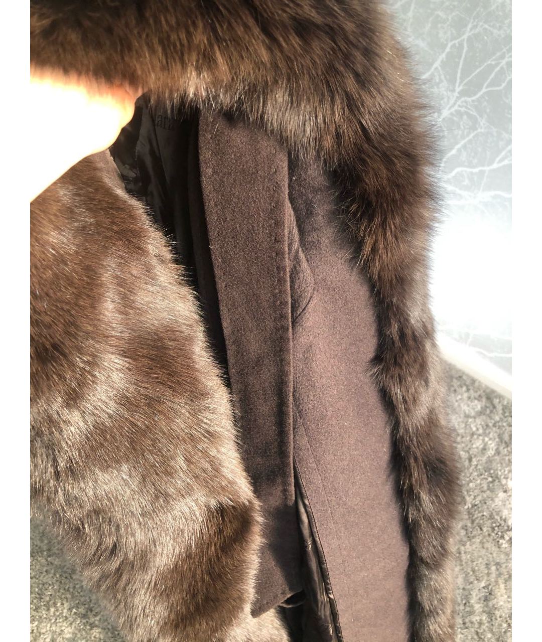 MAX MARA Коричневое шерстяное пальто, фото 5