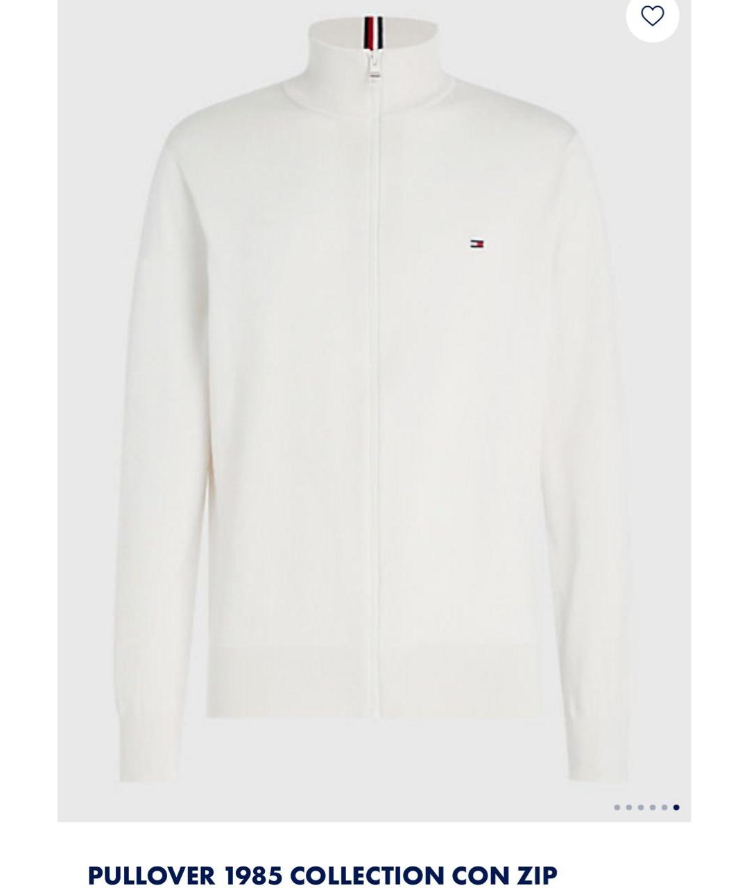 TOMMY HILFIGER Бежевый хлопковый кардиган, фото 8