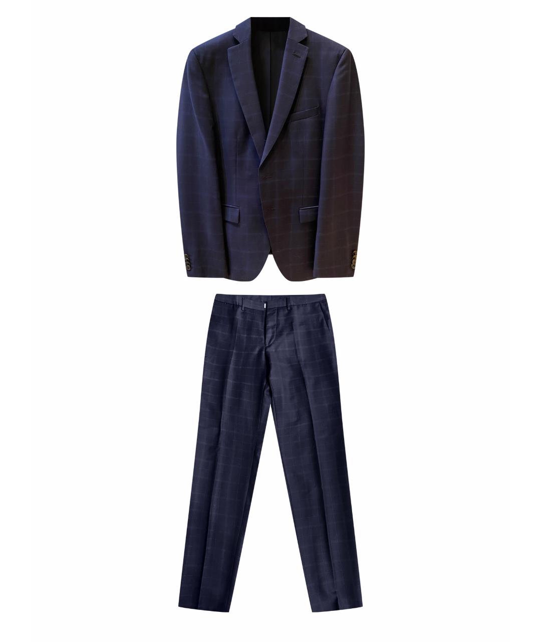 HUGO BOSS Темно-синий классический костюм, фото 1