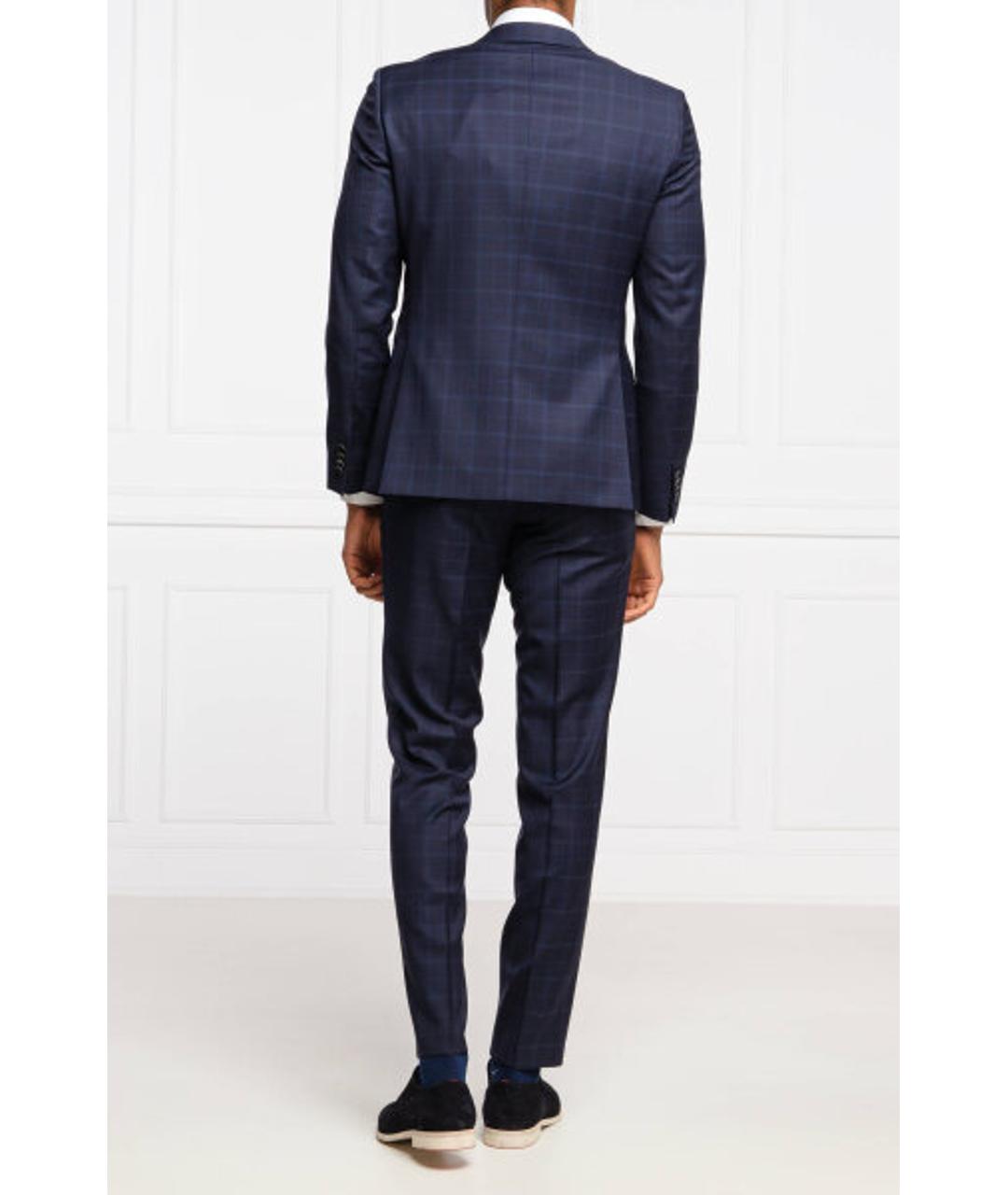 HUGO BOSS Темно-синий классический костюм, фото 9