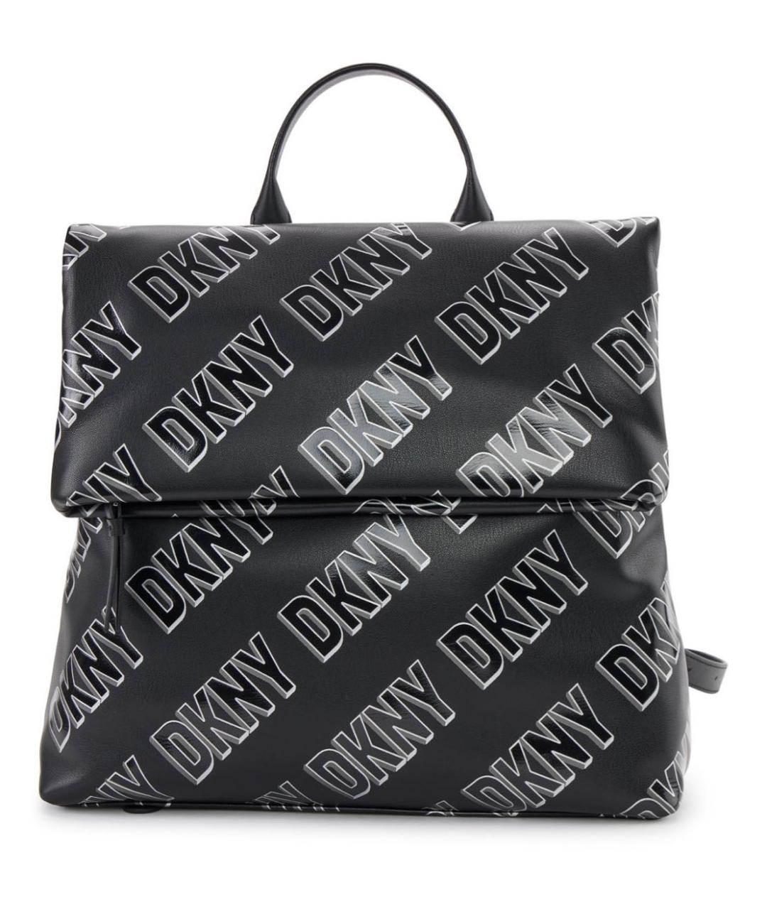 DKNY Черный рюкзак из искусственной кожи, фото 1