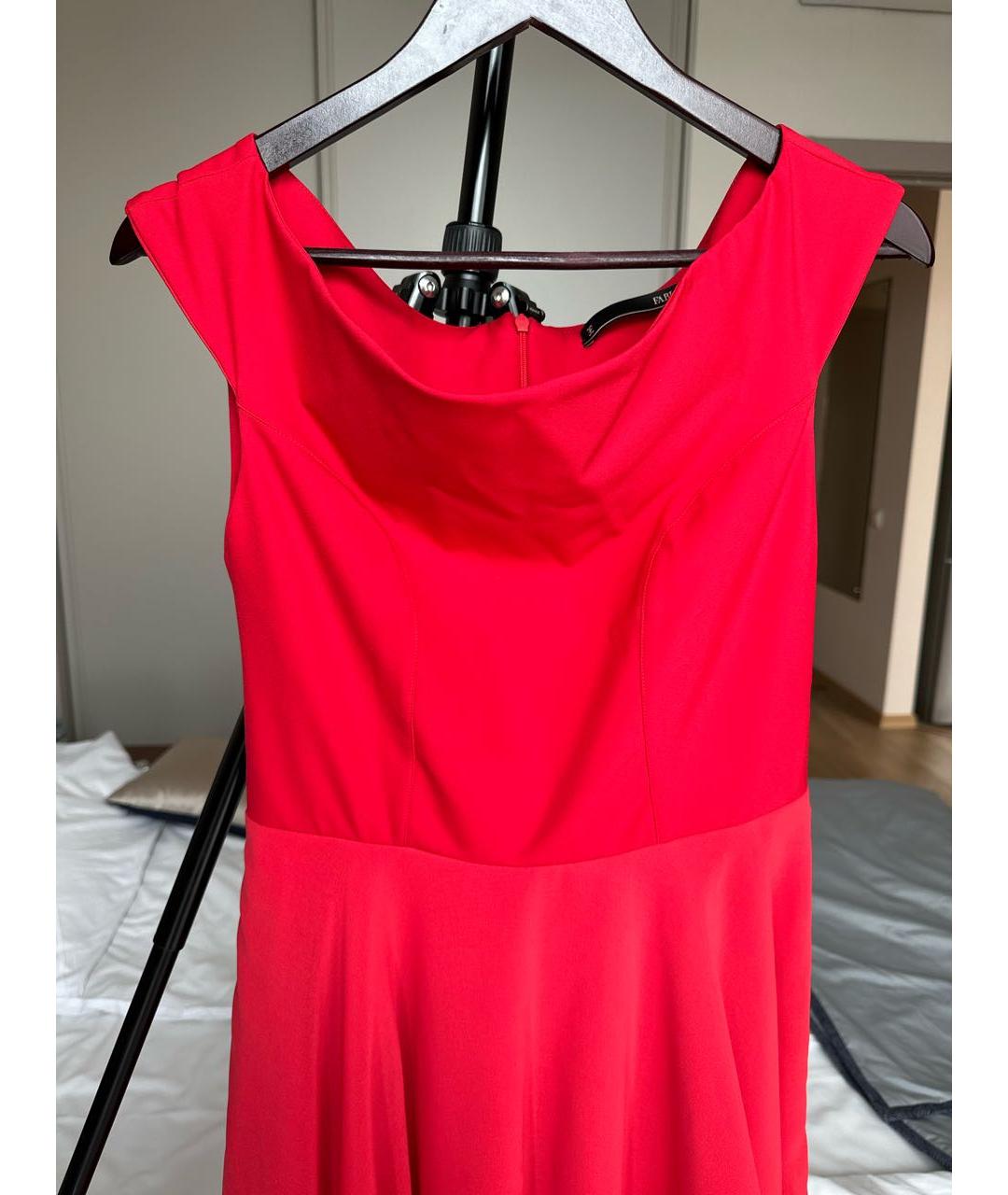 FABI Красное полиэстеровое коктейльное платье, фото 3