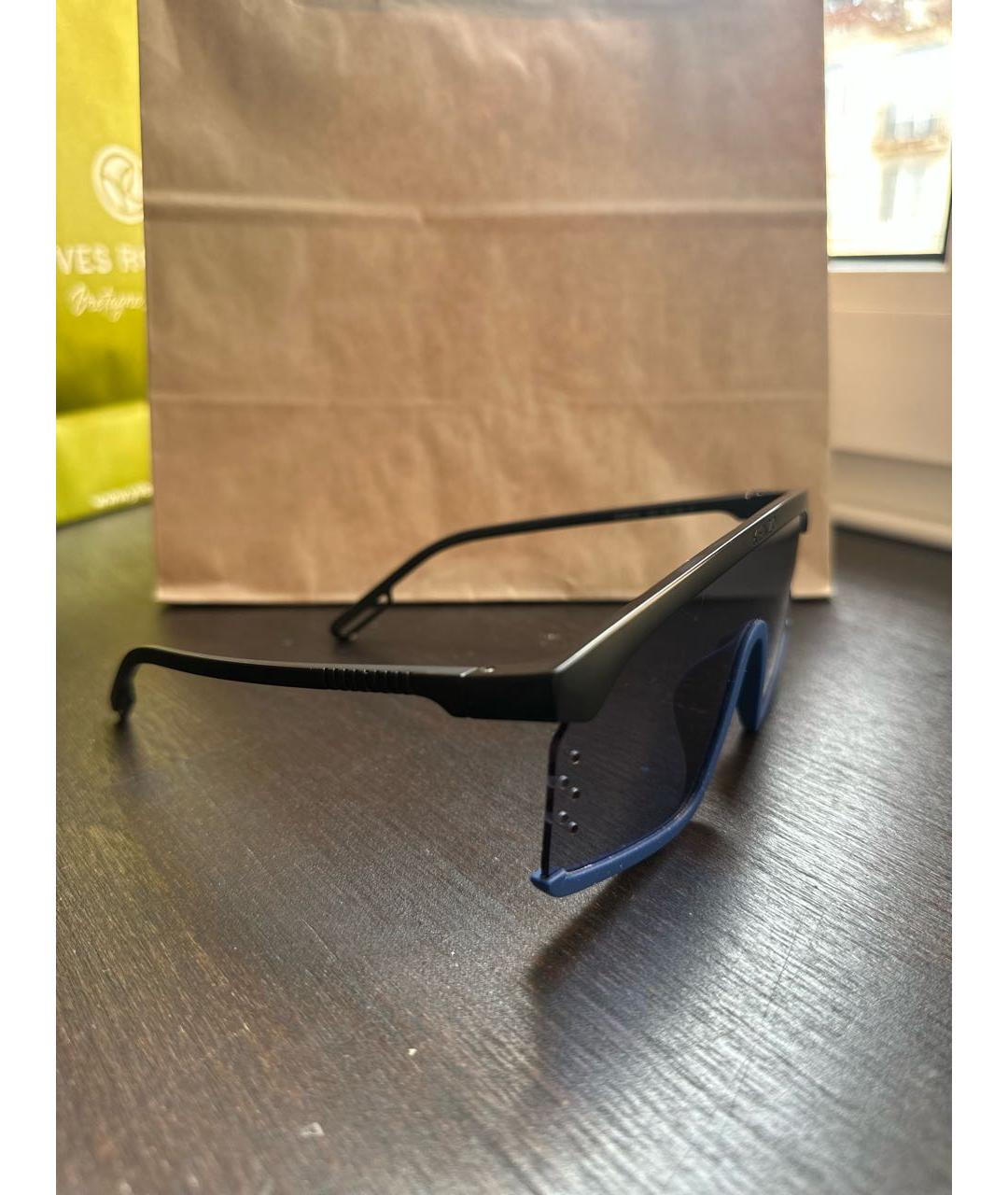KENZO Темно-синие пластиковые солнцезащитные очки, фото 2