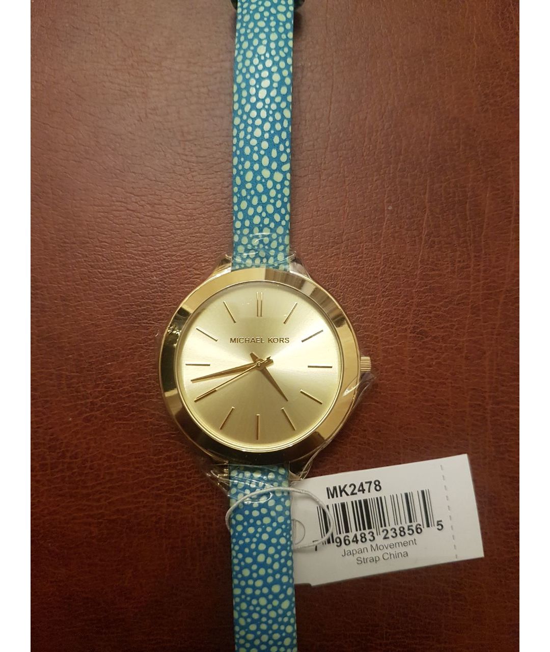 MICHAEL KORS Голубые стальные часы, фото 5